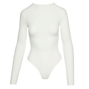 Ribbed Effect Bodysuit Naked Wardrobe